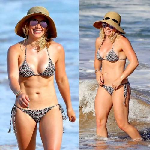 Hilary Duff Sexy Paparazzi Bikini Beach Set Leaked - jizzy.org on delporno.com