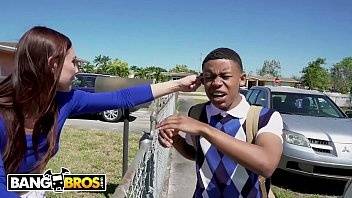 BANGBROS - Young Black Student Lil D Gets Anatomy Lesson From Aidra Fox - xvideos.com on delporno.com