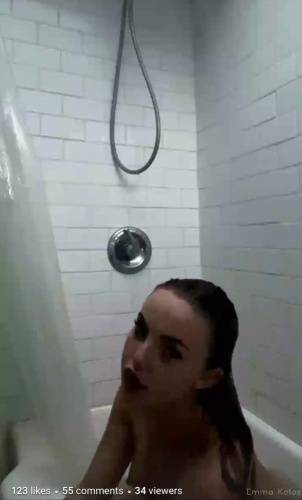 Emma Kotos shower - thothub.to on delporno.com