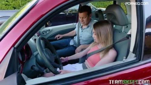 Angel Smalls lets a driving instructor fuck her tiny ass to get the licence - new.porneq.com on delporno.com