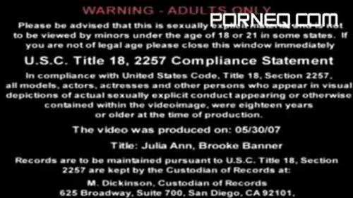 Brooke Banner and Julia Ann share a huge cock in (1) - new.porneq.com on delporno.com