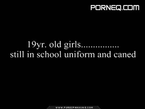 Schoolgirls arrive for an ass spanking - new.porneq.com on delporno.com