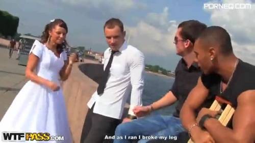 Racy Russian bride ends up getting gang banged - new.porneq.com - Russia on delporno.com